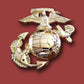 MARINE CORPS EGA OVERSIZED WALL MEDALLION PLAQUE AUTO GRILL EMBLEM 6" X 5.75"