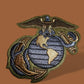 U.S.MILITARY MARINE CORPS PATCH EAGLE GLOBE AND ANCHOR EGA OD GREEN U.S.A MADE