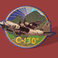 U.S.MILITARY AIR FORCE C-130 HAT JACKET PATCH HEAT TRANSFER