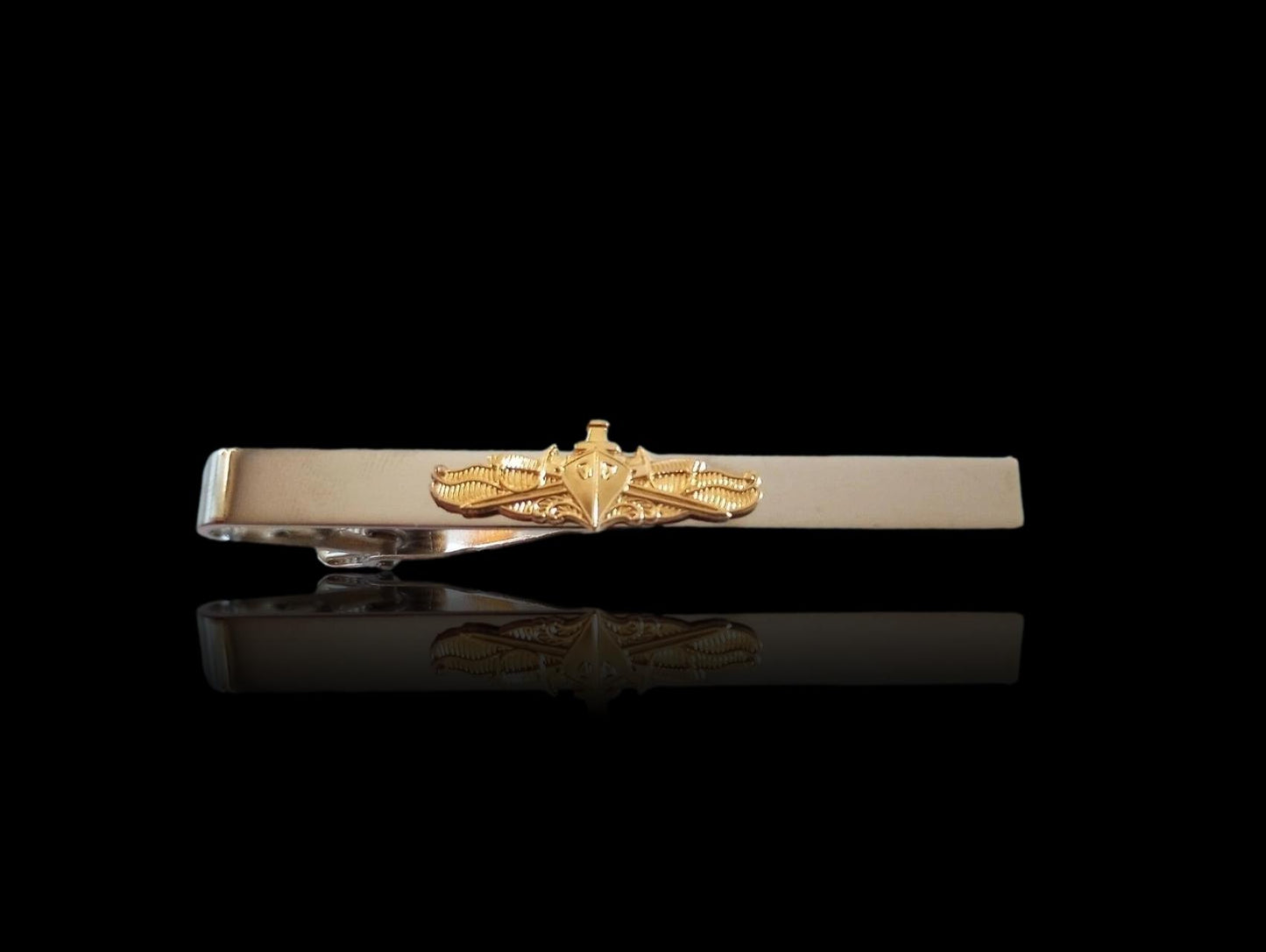 U.S MILITARY NAVY GOLD OFFICERS SURFACE WARFARE TIE BAR U.S.A MADE NEW