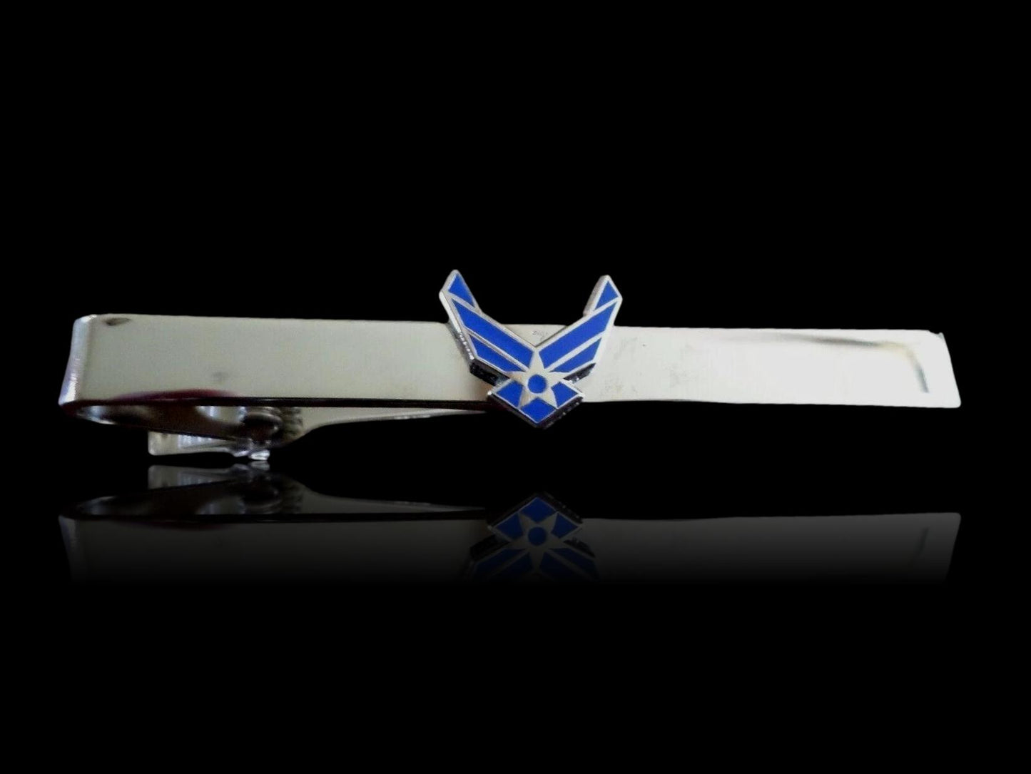 U.S MILITARY AIR FORCE WINGS INSIGNIA TIE BAR OR TIE TAC CLIP ON TYPE