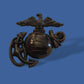 U.S MILITARY MARINE CORPS EGA HAT LAPEL PIN USMC EAGLE GLOBE AND ANCHOR EMBLEM