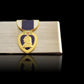 U.S MILITARY PURPLE HEART STAINLESS STEEL MONEY CLIP U.S.A MADE NEW IN BAGS