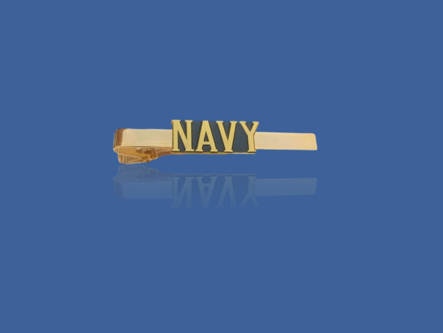 U.S MILITARY NAVY TIE BAR OR TIE TAC CLIP ON TYPE U.S NAVY OFFICIAL PRODUCT