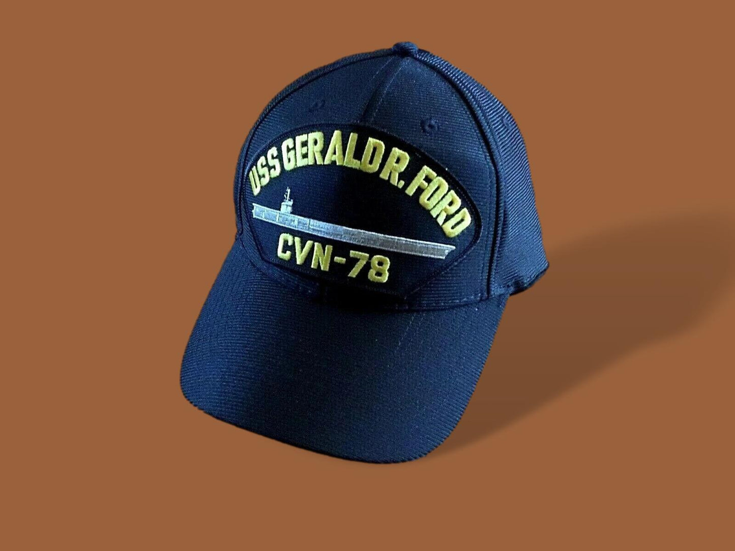 USS GERALD R.FORD CVN-78 U.S NAVY SHIP HAT U.S MILITARY OFFICIAL BALL CAP U.S.A