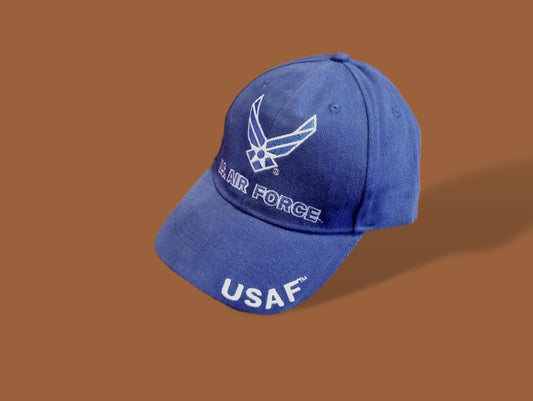 U.S AIR FORCE EMBROIDERED HAT CAP OFFICIAL MILITARY LICENSED USAF LOGO HATS