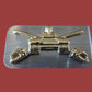 MILITARY ARMORED TANK INSIGNIA STAINLESS STEEL MONEY CLIP USA MADE NEW IN BAGS