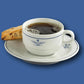 Italian Military Air Force coffee cup & saucer porcelain Tognana vintage NOS