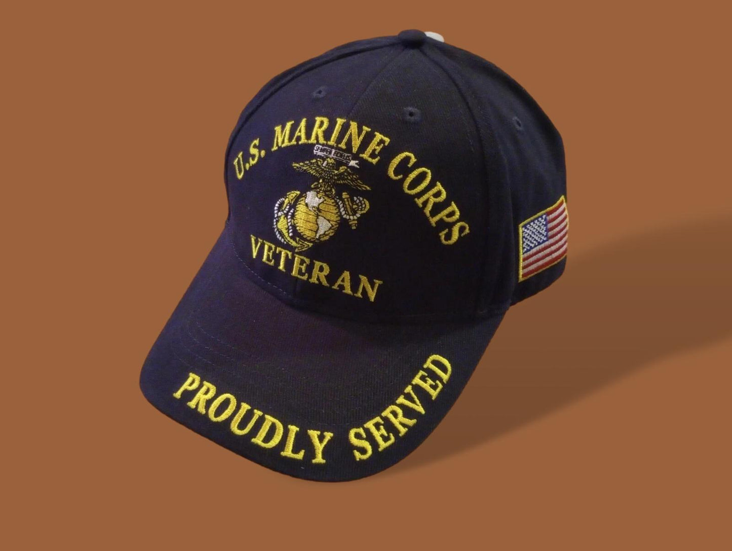 U.S Military Marine Corps Veteran Embroidered USMC Licensed Baseball Hat Cap
