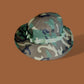 US MILITARY ARMY VIETNAM JUNGLE BOONIE HAT TYPE II ERDL CAMOUFLAGE X-LARGE 7 3/4