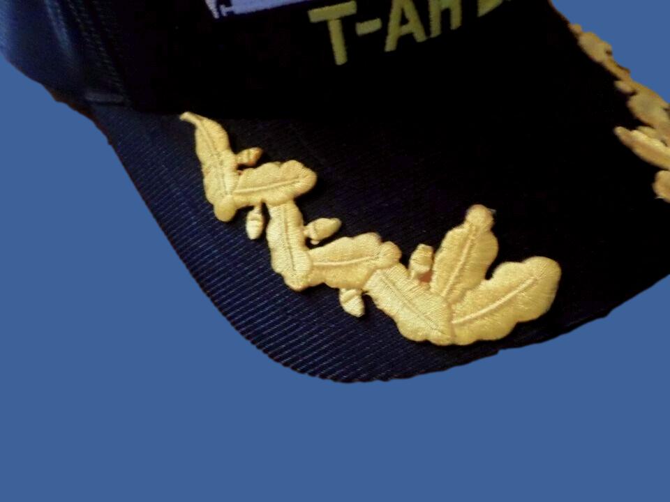 U.S MILITARY EMBROIDERED NAVY SCRAMBLED EGGS IRON ON FOR CDR. CAPT. COLONEL