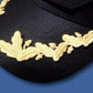 U.S MILITARY EMBROIDERED NAVY SCRAMBLED EGGS IRON ON FOR CDR, CAPT, COLONEL