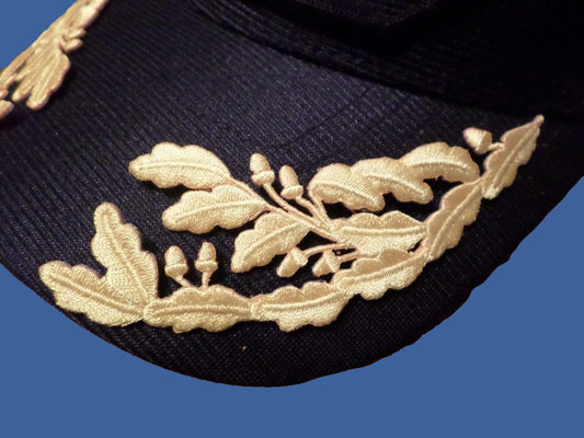 U.S MILITARY EMBROIDERED NAVY SCRAMBLED EGGS IRON ON FOR ADMIRAL OR GENERAL