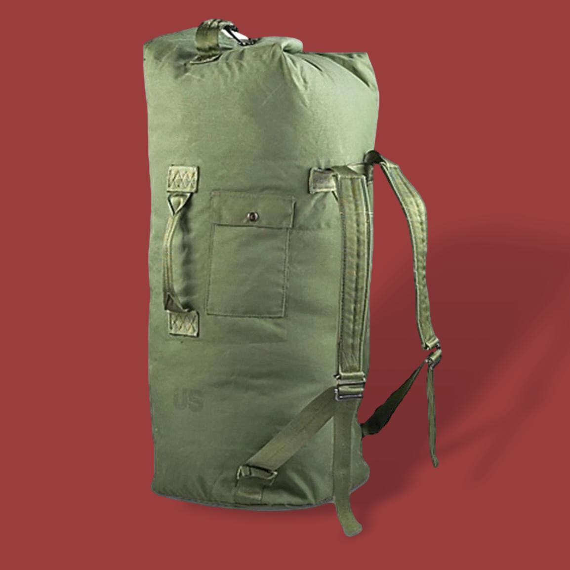 NEW MILITARY ISSUE NYLON DUFFLE BAG EQUIPMENT SEA BAG USA MADE
