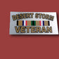 U.S MILITARY DESERT STORM VETERAN WINDOW DECAL BUMPER STICKER DSV