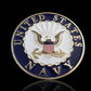 U.S NAVY AUTOMOBILE GRILL BADGE ALL WEATHER EMBLEM AUTO HOME MEDALLION