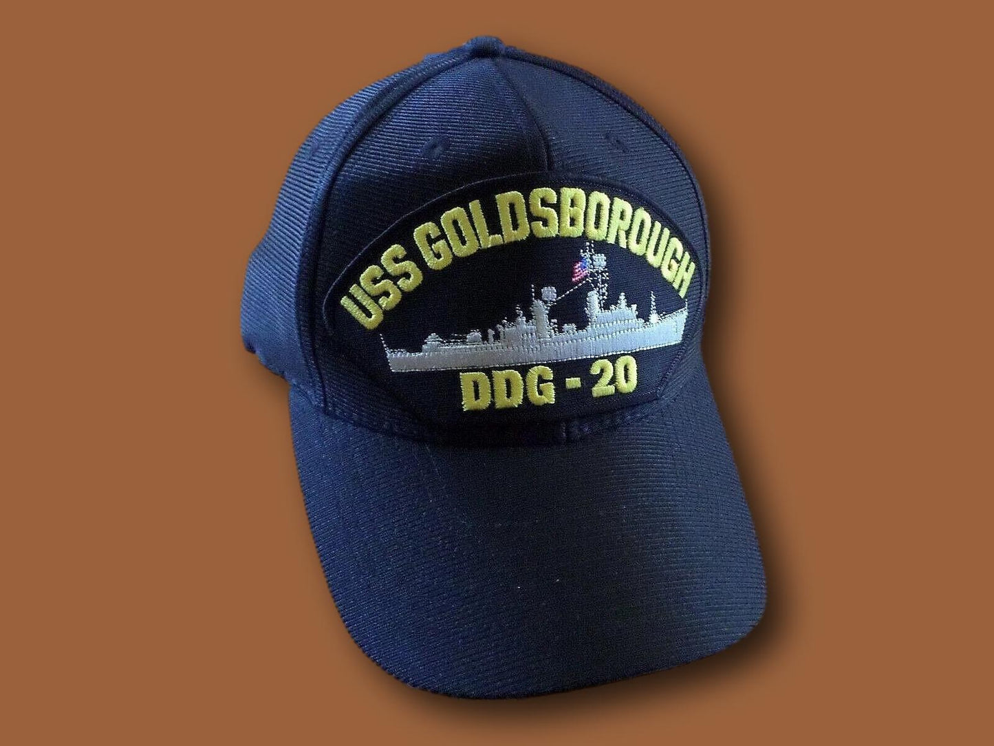 USS GOLDSBOROUGH DDG 20 NAVY SHIP HAT U.S MILITARY OFFICIAL BALL CAP U.S.A MADE