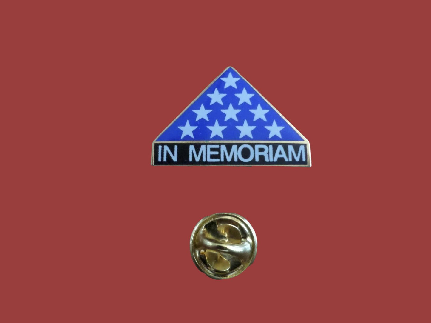 U.S MILITARY IN MEMORIAM HAT PIN BADGE IN MEMORY POLICE SERVICE HAT PIN LAPEL