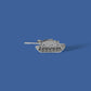 U.S MILITARY M-60-A-1 PATTON TANK HAT PIN BADGE U.S ARMY MARINE CORPS FULL SIZE