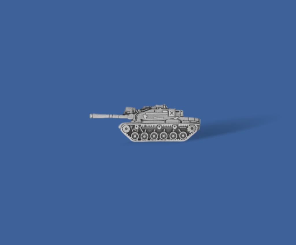 U.S MILITARY M-60-A-1 PATTON TANK HAT PIN BADGE U.S ARMY MARINE CORPS FULL SIZE