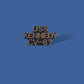 U.S MILITARY NAVY SHIP USS KENNEDY  CV-67 HAT LAPEL PIN CLUTCH BACK