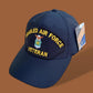 U.S AIR FORCE DISABLED VETERAN HAT OFFICIAL U.S MILITARY BALL CAP U.S.A MADE
