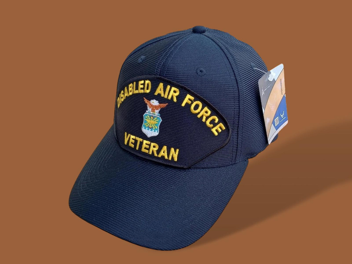 U.S AIR FORCE DISABLED VETERAN HAT OFFICIAL U.S MILITARY BALL CAP U.S.A MADE