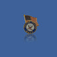U.S NAVY USA FLAG HAT PIN LAPEL PIN DOUBLE POST BACK