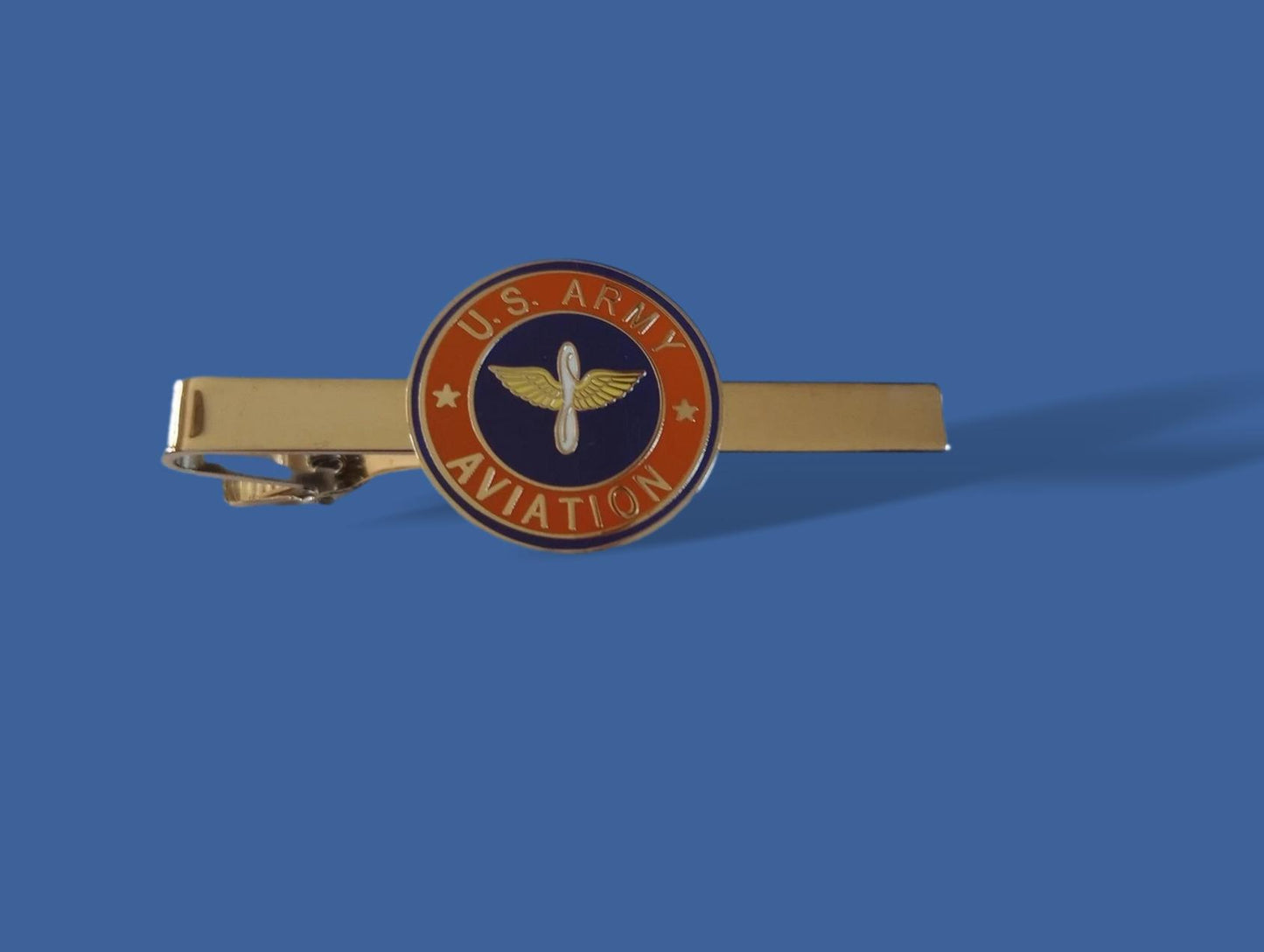 U.S MILITARY ARMY AVIATION TIE BAR OR TIE TAC CLIP ON TYPE