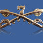 U.S MILITARY 7th CAVALRY PIN METAL HAT BADGE CROSSED SABERS SWORDS GEORGE CUSTER