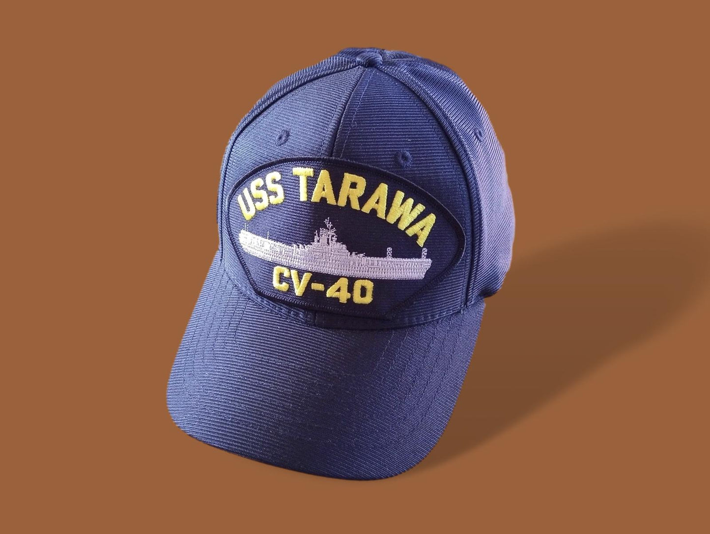 USS TARAWA CV-40 U.S NAVY SHIP HAT U.S MILITARY OFFICIAL BALL CAP U.S.A MADE
