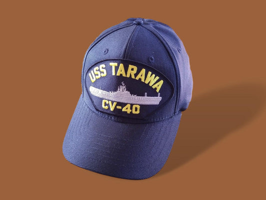 USS TARAWA CV-40 U.S NAVY SHIP HAT U.S MILITARY OFFICIAL BALL CAP U.S.A MADE