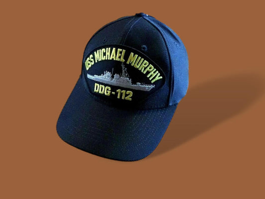 USS MICHAEL MURPHY DDG-112 NAVY SHIP HAT U.S MILITARY OFFICIAL  BALL CAP U.S.A