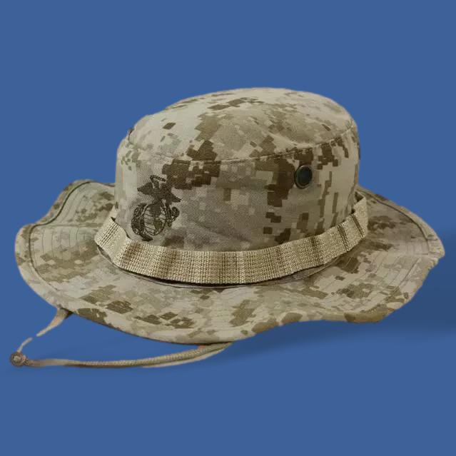 MARINE CORPS BOONIE HAT USMC DIGITAL DESERT MARPAT CAMOUFLAGE USA MADE  M-L-XL