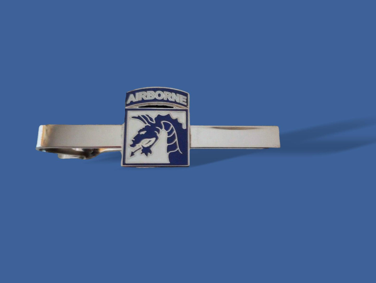 U.S MILITARY U.S ARMY 18th AIRBORNE TIE BAR OR TIE TAC CLIP ON TYPE U.S.A MADE