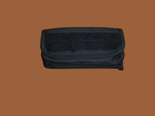 SHOTGUN SHELL POUCH BLACK NYLON TACTICAL AMMUNITION BELT POUCH