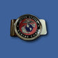 U.S MILITARY MARINE CORPS EGA MONEY CLIP BRASS CONSTRUCTION OFFICIAL M/C PRODUCT