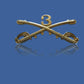 3rd CAVALRY SWORDS SABERS  MILITARY HAT PIN 3rd CAVALRY REGIMENT BADGE U.S ARMY