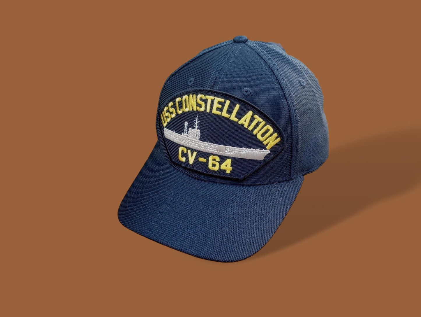 USS CONSTELLATION CV-64 NAVY SHIP HAT U.S MILITARY OFFICIAL BALL CAP U.S.A MADE