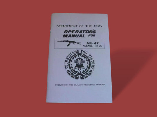 DEPARTMENT OF THE ARMY OPERATOR'S AK-47 MANUAL HANDBOOK