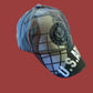 U.S MILITARY ARMY GRENADE HAT BALL CAP EMBROIDERED GRENADE ON FRONT U.S FLAG