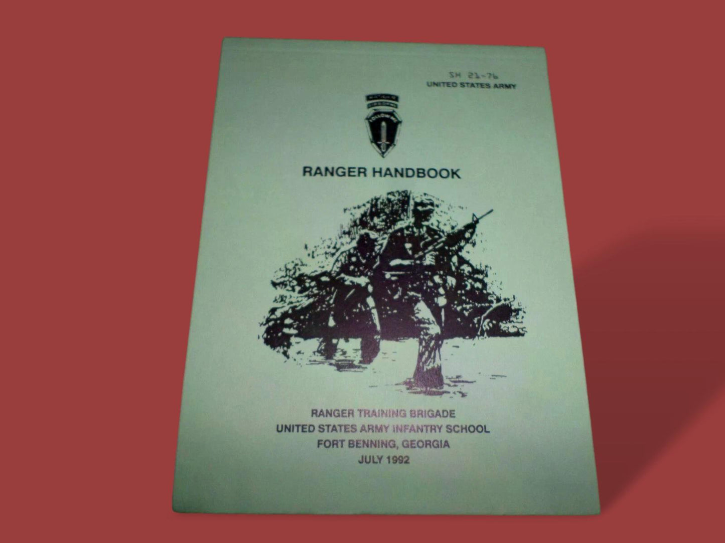 U.S ARMY RANGER HANDBOOK TRAINING BOOK MILITARY RANGER MANUAL BOOK
