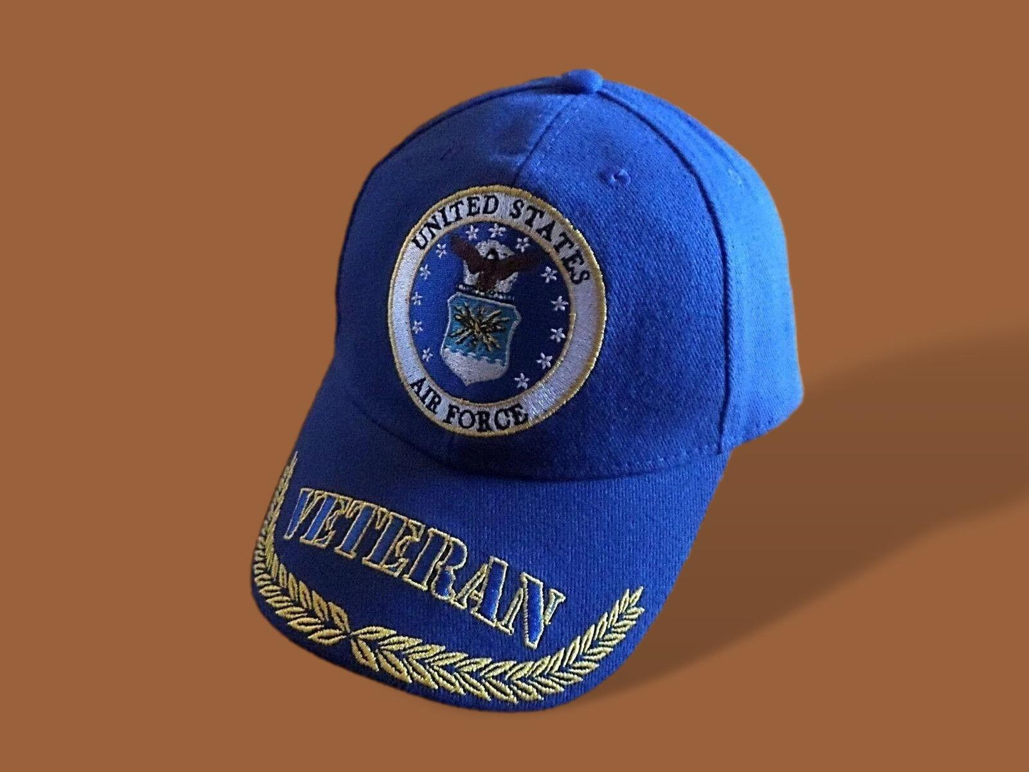 U.S Military Air Force Veteran Embroidered Baseball Hat Air Force Licensed Cap