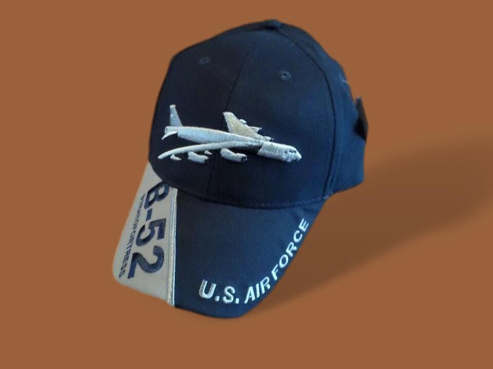 AIR FORCE B-52 BOMBER STRATOFORTRESS HAT EMBROIDERED U.S MILITARY BALL CAP