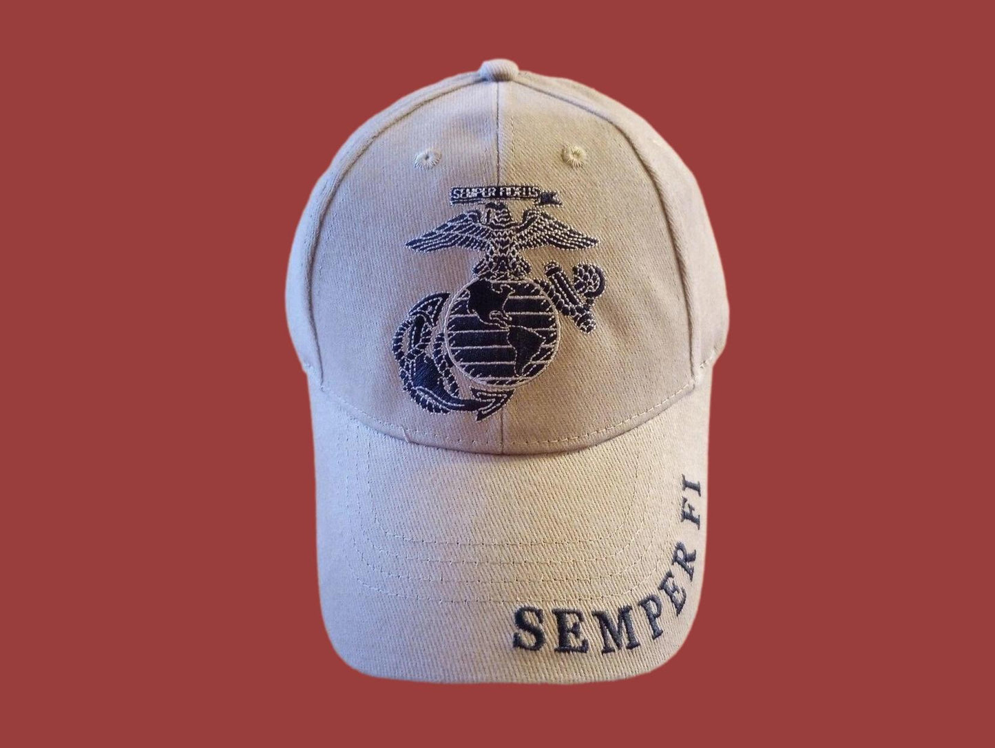 U.S Military Marine Corps EGA Hat Semper Fi Embroidered USMC Licensed Ball Cap