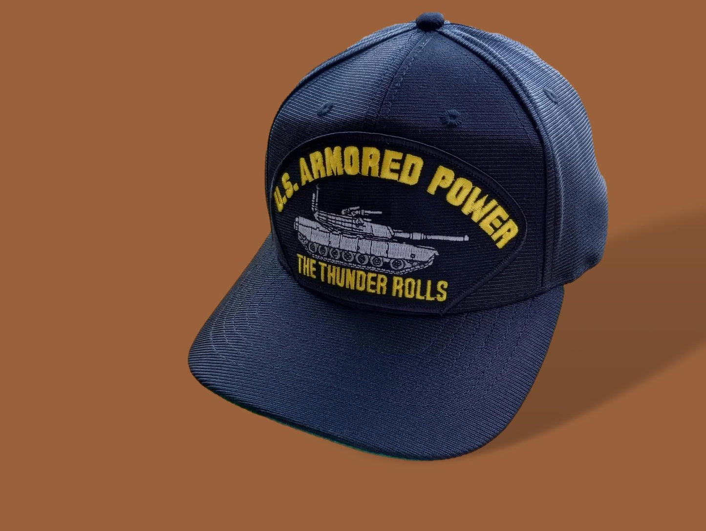 U.S ARMY ARMORED HAT M1 ABRAMS TANK U.S MILITARY OFFICIAL BALL CAP U.S.A MADE