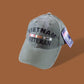 U.S MILITARY VIETNAM VETERAN HAT BALL CAP STONE WASHED OD GREEN