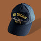 USS CHICAGO CG-11 U.S NAVY SHIP HAT OFFICIAL MILITARY BALL CAP U.S.A MADE
