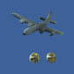 U.S MILITARY B-29 SUPERFORTRESS BOMBER PLANE HAT PIN BADGE DOUBLE CLUTCH BACK