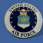 AIR FORCE AUTOMOBILE GRILL BADGE ALL WEATHER EMBLEM AUTO HOME MEDALLION